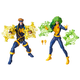 Polaris and Havok outside of their packaging, with all accessories.